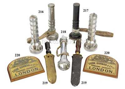 Lot 217 - TWO DIVING TORCHES