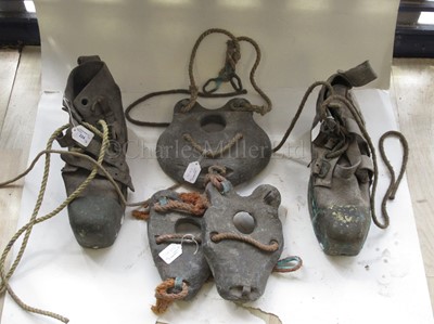 Lot 224 - DIVER'S WEIGHTS AND BOOTS