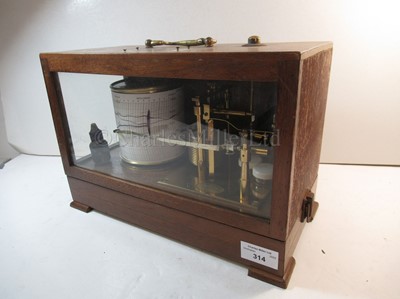 Lot 314 - A MODERN BAROGRAPH BY B. COOKE & SONS LTD, HULL