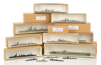 Lot 129 - A COLLECTION OF BASSETT-LOWKE RECOGNITION MODELS FOR THE AXIS POWERS, PRE-1945
