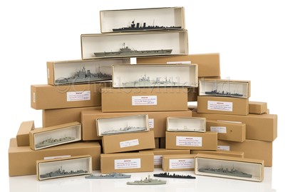 Lot 130 - A COLLECTION OF BASSETT-LOWKE RECOGNITION MODELS FOR THE ROYAL NAVY, PRE-1945