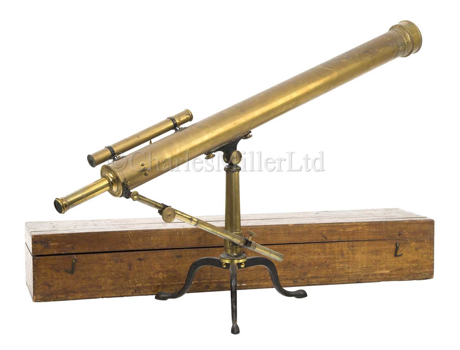 Lot 277 - A 3IN. REFRACTING TELESCOPE BY HORNE & THORNTHWAITE, LONDON, CIRCA 1850