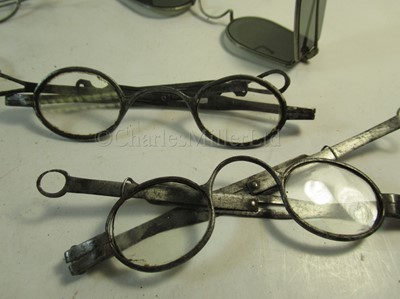 Lot 279 - A COLLECTION OF 18TH/19TH CENTURY SPECTACLES