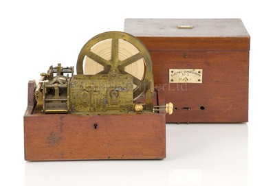 Lot 324 - A 19TH CENTURY ELECTRIC CHRONOGRAPH