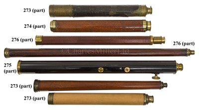 Lot 273 - THREE 19TH CENTURY MARINE TELESCOPES; and another