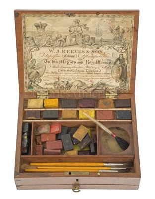 Lot 197 - A WATERCOLOUR SET BY W. REEVES & SON, CIRCA 1790