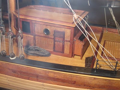 Lot 18 - A WELL-PRESENTED AND BUILT 1:48 SCALE MODEL OF THE FRENCH AUXILIARY TRAINING SCHOONER L'ETOILE [1932]