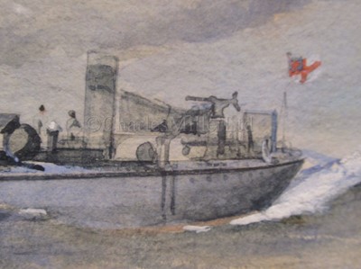 Lot 100 - W.A. RICHARDS (BRITISH, ACT. 1898-1903): H.M. Torpedo Boat 'Express'