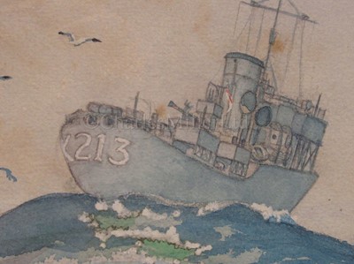 Lot 100 - W.A. RICHARDS (BRITISH, ACT. 1898-1903): H.M. Torpedo Boat 'Express'
