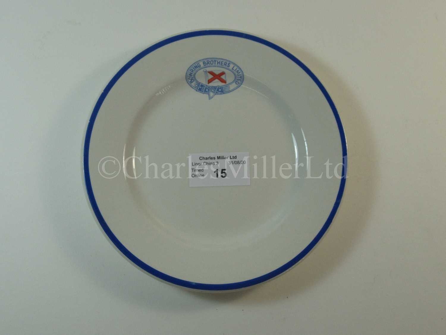 Lot 15 - A Bowring Brothers Limited side plate