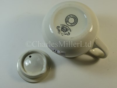 Lot 17 - A British & Commonwealth Line tea pot