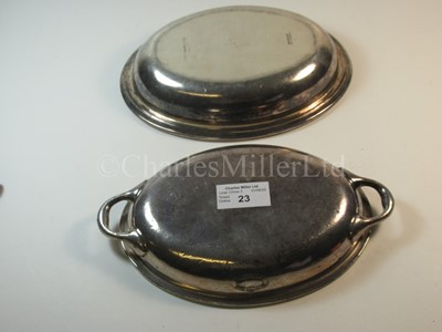 Lot 23 - A British India Steam Navigation Company plated tureen and cover