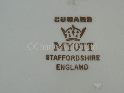 Lot 47 - A Cunard cube tea pot