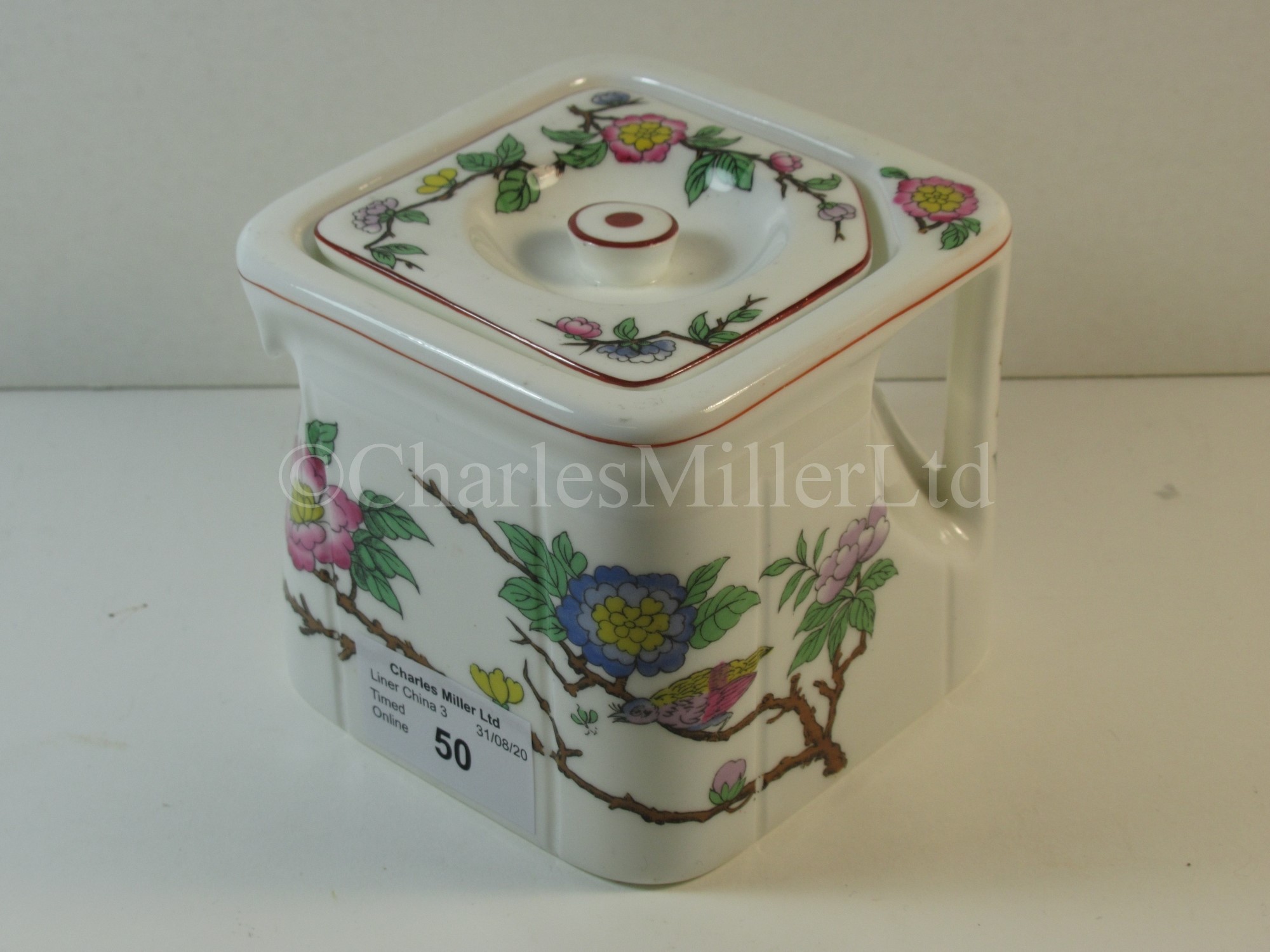 Lot 50 - A Cunard Steam Ship Company Limited cube tea