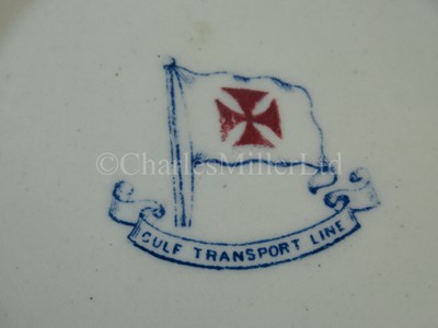 Lot 59 - A Gulf Transport Line saucer