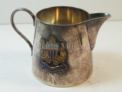 Lot 91 - A P&O Line souvenir plated milk jug, from S.S. 'Oronsay'