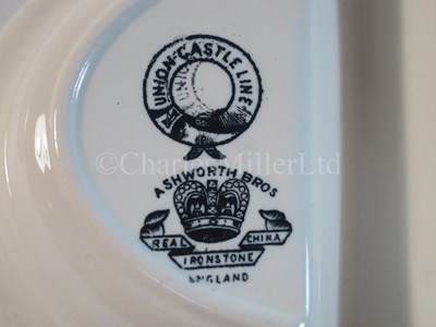 Lot 116 - A Union Castle Line divided vegetable dish and cover