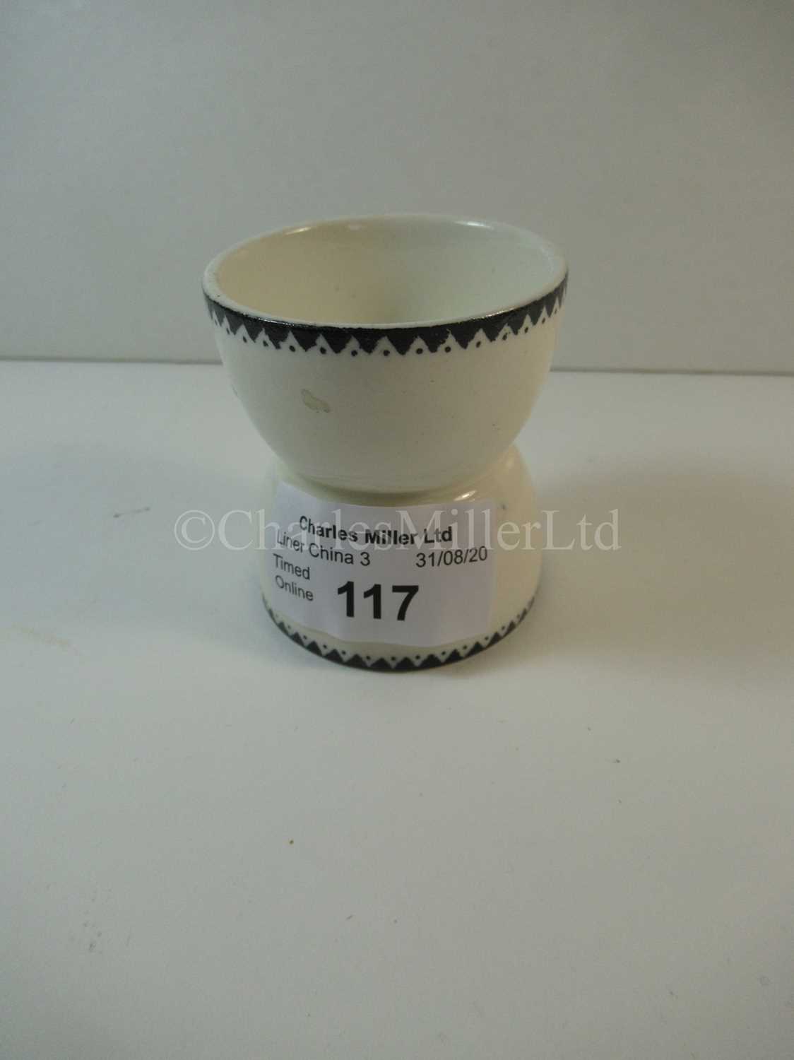 Lot 117 - A Union Castle Line egg cup