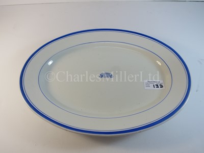 Lot 138 - A Wilson Line oval plate