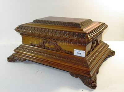 Lot 187 - THE LAUNCHING CASKET FOR H.M.S. ODIN, 1901