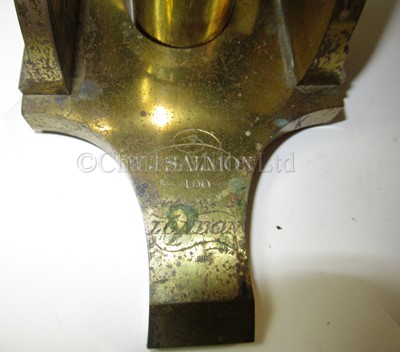 Lot 264 - A MONOCULAR MICROSCOPE BY J. SALMON, LONDON, CIRCA 1870