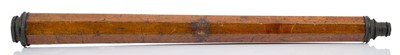 Lot 250 - A ¾IN. SINGLE DRAW MARINE TELESCOPE BY J. DOLLOND & SON, LONDON, CIRCA 1760