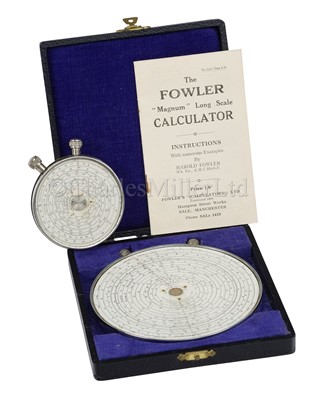 Lot 291 - A FOWLER'S 'MAGNUM' LONG SCALE CALCULATOR