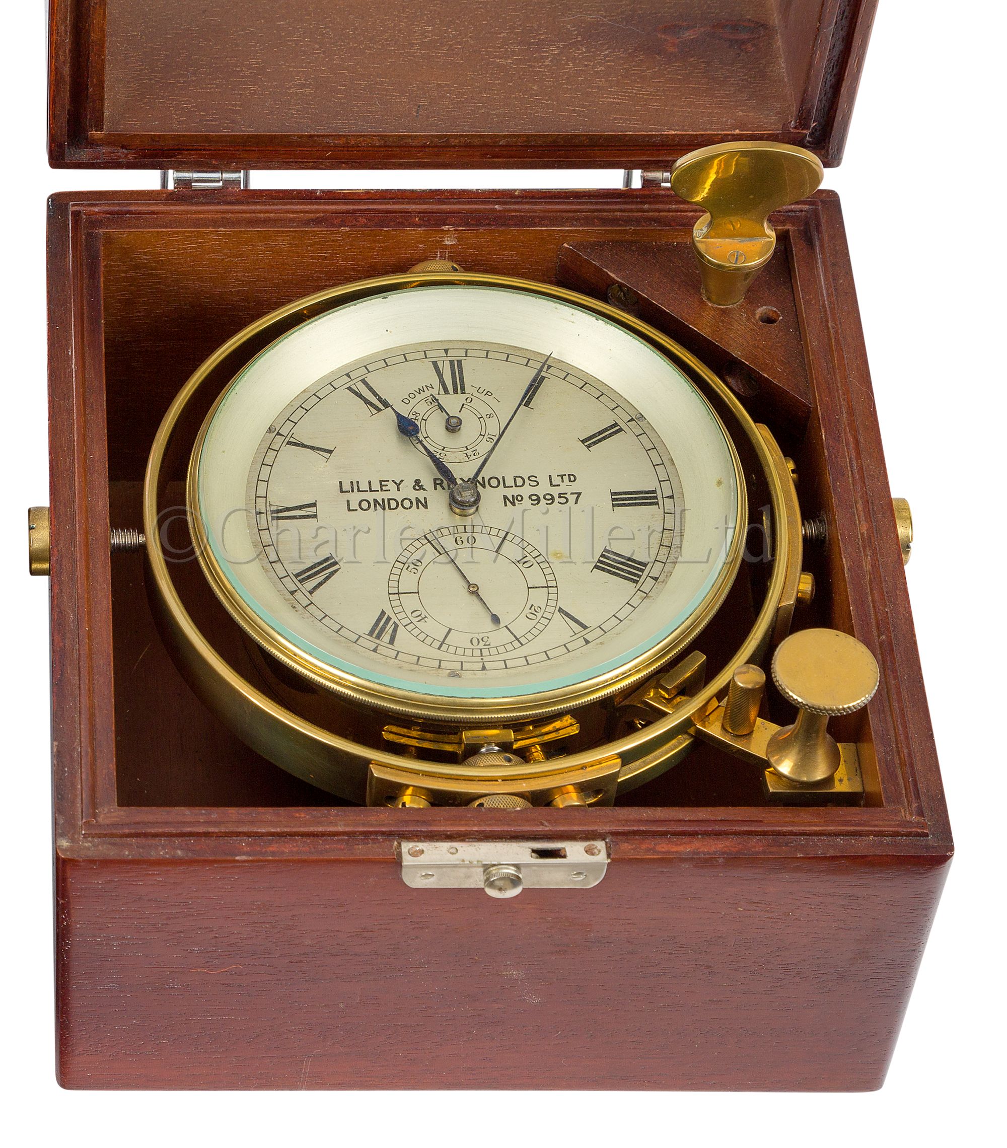 Lot 239 - A TWO-DAY MARINE CHRONOMETER BY LILLEY &