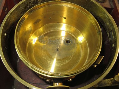 Lot 237 - A RARE TWO-DAY MARINE CHRONOMETER BY JOHN BLISS & SON, NEW YORK, CIRCA 1856