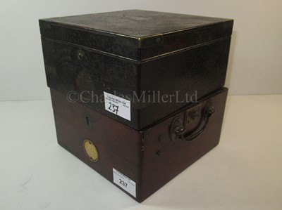 Lot 237 - A RARE TWO-DAY MARINE CHRONOMETER BY JOHN BLISS & SON, NEW YORK, CIRCA 1856