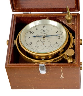 Lot 244 - A TWO-DAY MARINE CHRONOMETER BY THOMAS MERCER, ST ALBANS, CIRCA 1966