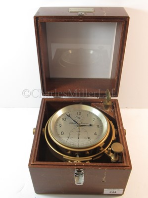 Lot 244 - A TWO-DAY MARINE CHRONOMETER BY THOMAS MERCER, ST ALBANS, CIRCA 1966