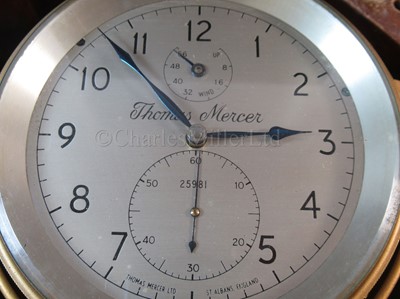 Lot 244 - A TWO-DAY MARINE CHRONOMETER BY THOMAS MERCER, ST ALBANS, CIRCA 1966