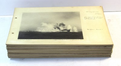 Lot 196 - ARTWORK FOR A UNPUBLISHED BOOK ON THE GERMAN HIGH SEAS FLEET OF THE GREAT WAR, CIRCA 1920