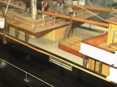 Lot 72 - A BUILDER'S MODEL OF THE TURRET DECK STEAMSHIP GOOD HOPE BUILT BY DOXFORD & SONS FOR G.T. SYMONS & CO., LONDON, 1903