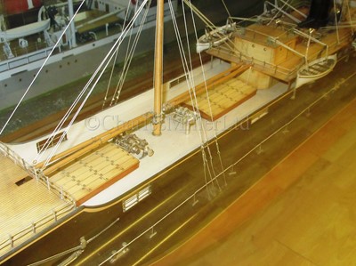 Lot 72 - A BUILDER'S MODEL OF THE TURRET DECK STEAMSHIP GOOD HOPE BUILT BY DOXFORD & SONS FOR G.T. SYMONS & CO., LONDON, 1903
