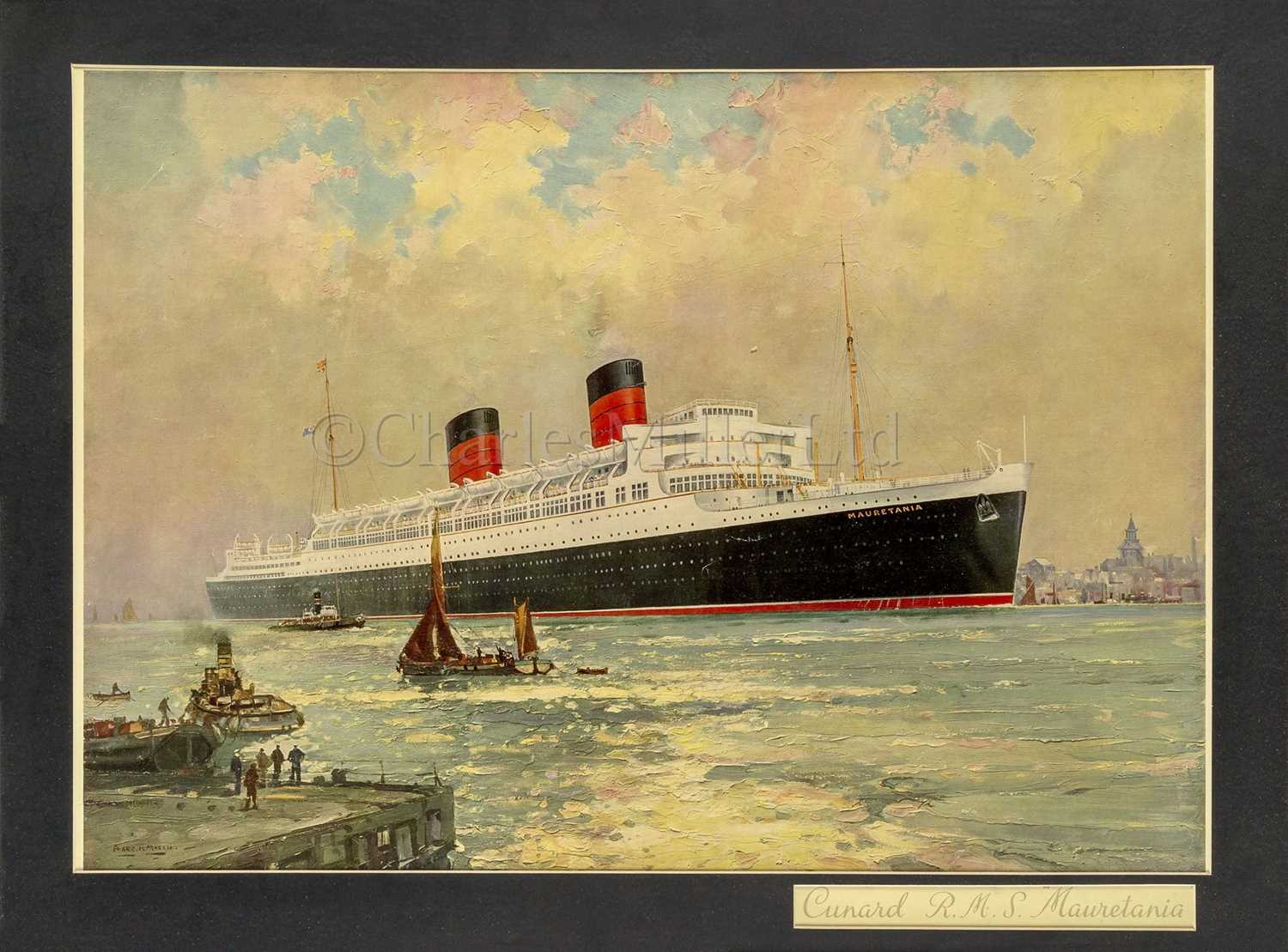 Lot 92 - A LLOYD'S REGISTER OF SHIPPING REPORT OF R.M.S. MAURETANIA II, 1939 and other ephemera