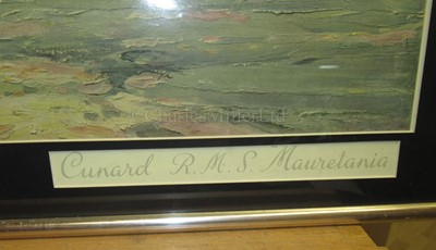 Lot 92 - A LLOYD'S REGISTER OF SHIPPING REPORT OF R.M.S. MAURETANIA II, 1939 and other ephemera