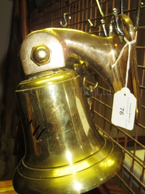 Lot 76 - THE BRIDGE BELL FROM R.R.S. DISCOVERY II, 1928