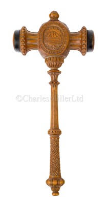 Lot 96 - THE LAUNCHING MALLET FOR THE ORIENT LINE S.S 'OPHIR', 11TH APRIL 1891