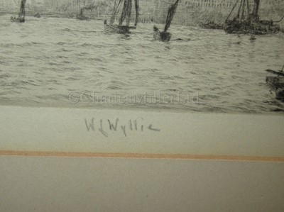 Lot 86 - WILLIAM LIONEL WYLLIE (BRITISH, 1851-1931): Southampton; Plymouth