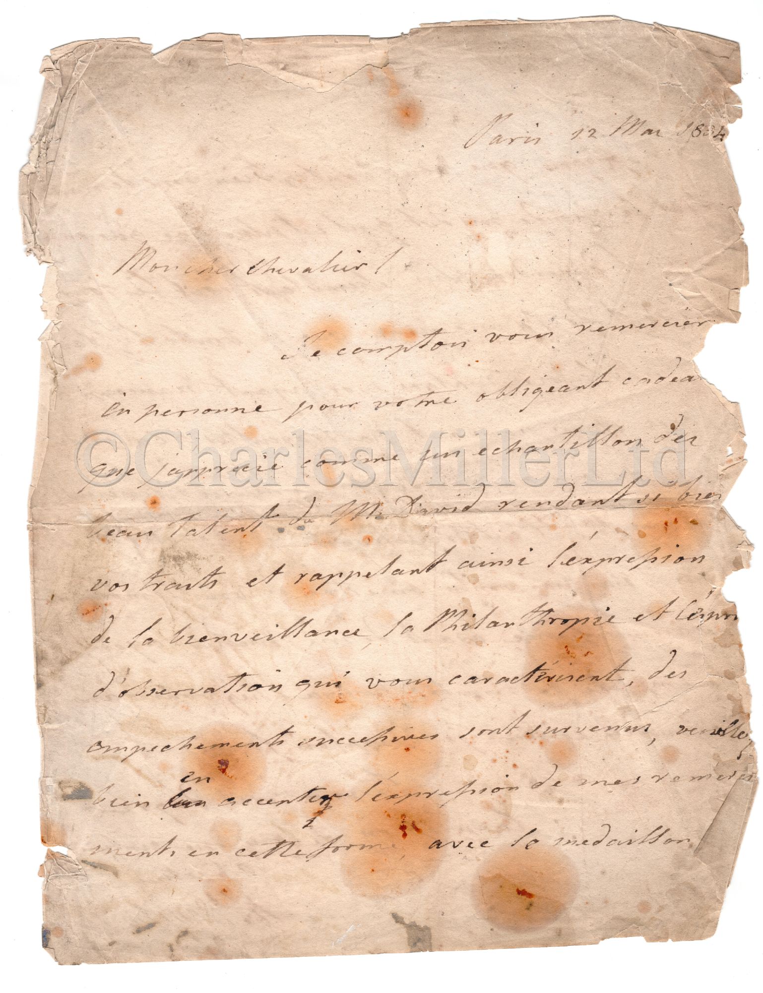 Lot 237 ADMIRAL SIR [WILLIAM] SIDNEY SMITH