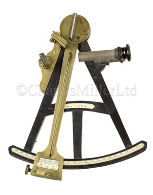 Lot 355 - Ø A 9½IN. RADIUS OCTANT BY BATE, LONDON, CIRCA 1840