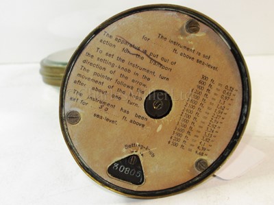 Lot 283 - A MYSTERY BAROMETER BY C. P. GOERZ, BERLIN FOR THE ENGLISH MARKET, CIRCA 1925