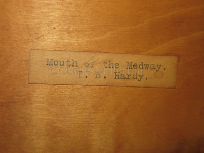 Lot 5 - THOMAS BUSH HARDY (BRITISH, 1842–1897): The Mouth of the Medway