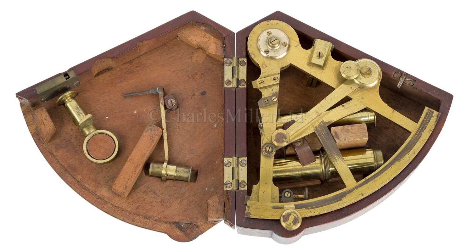 Lot 227 - A RARE AND HISTORICALLY INTERESTING 4IN. RADIUS POCKET SURVEYING SEXTANT BY JESSE RAMSDEN, LONDON, CIRCA 1794