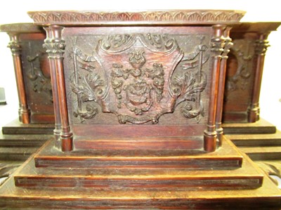 Lot 186 - THE LAUNCHING CASKET FOR THE BATTLECRUISER H.M.S. INDEFATIGABLE, 1909