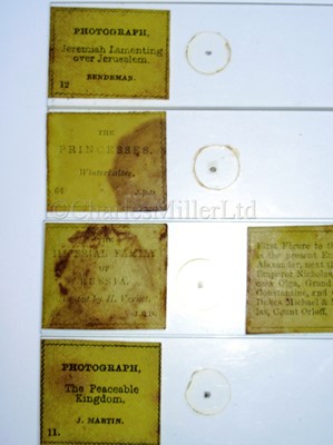 Lot 266 - A CABINET OF MICROSCOPE SLIDES