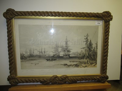Lot 175 - AFTER SIR OSWALD WALTERS BRIERLY (BRITISH, 1817-1894); Helsingfors and Sweaborg; English and French Screw Line Battleships At Anchor