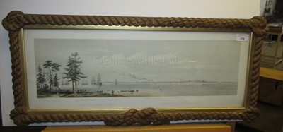 Lot 175 - AFTER SIR OSWALD WALTERS BRIERLY (BRITISH, 1817-1894); Helsingfors and Sweaborg; English and French Screw Line Battleships At Anchor